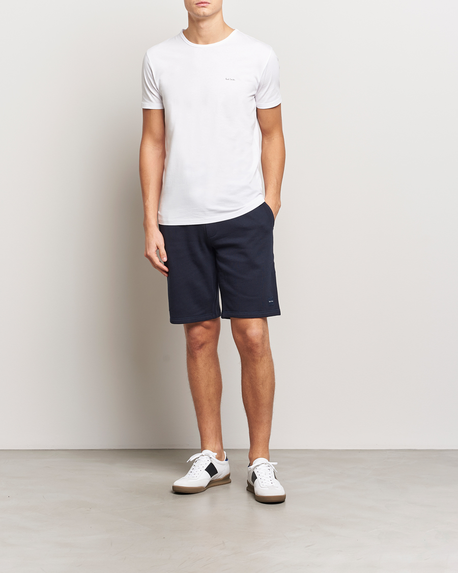 Men | Shorts | Paul Smith | Artist Rib Sweatshorts Navy