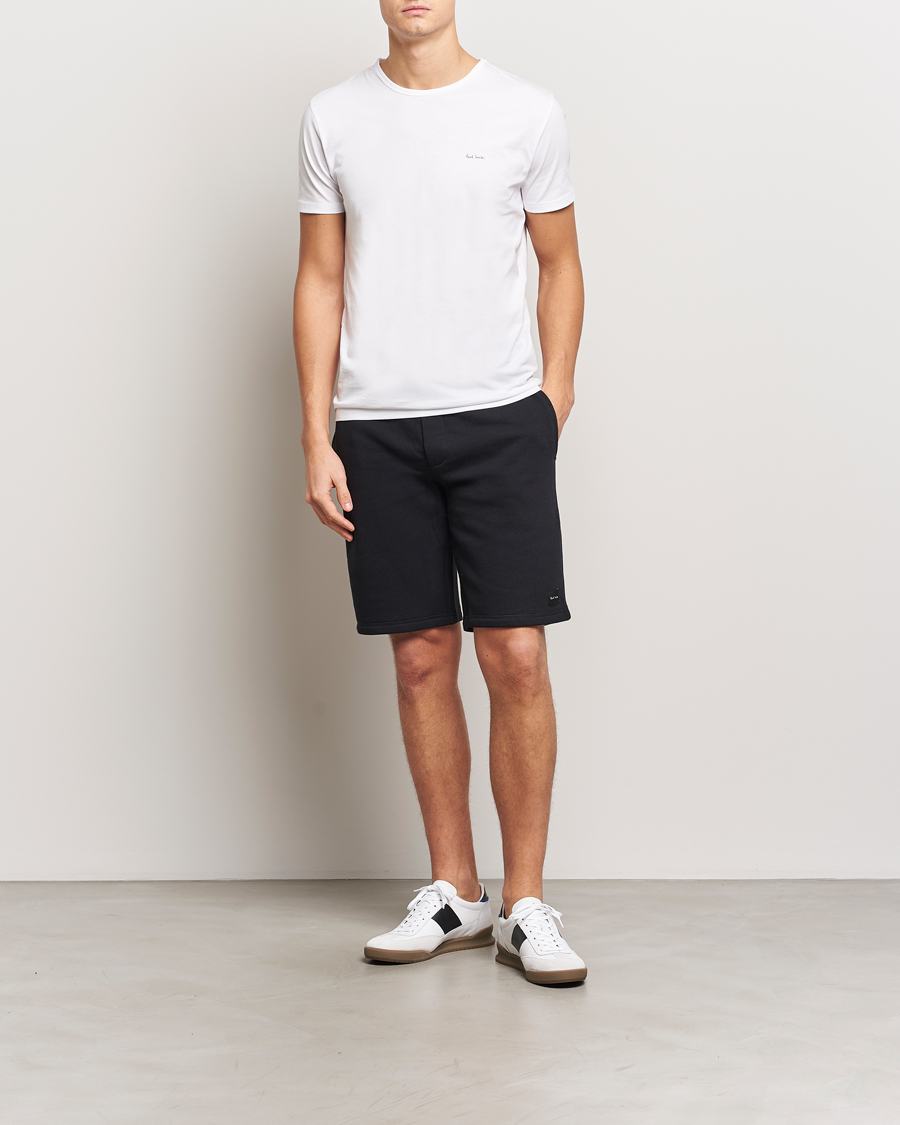 Men | Shorts | Paul Smith | Artist Rib Sweatshorts Black