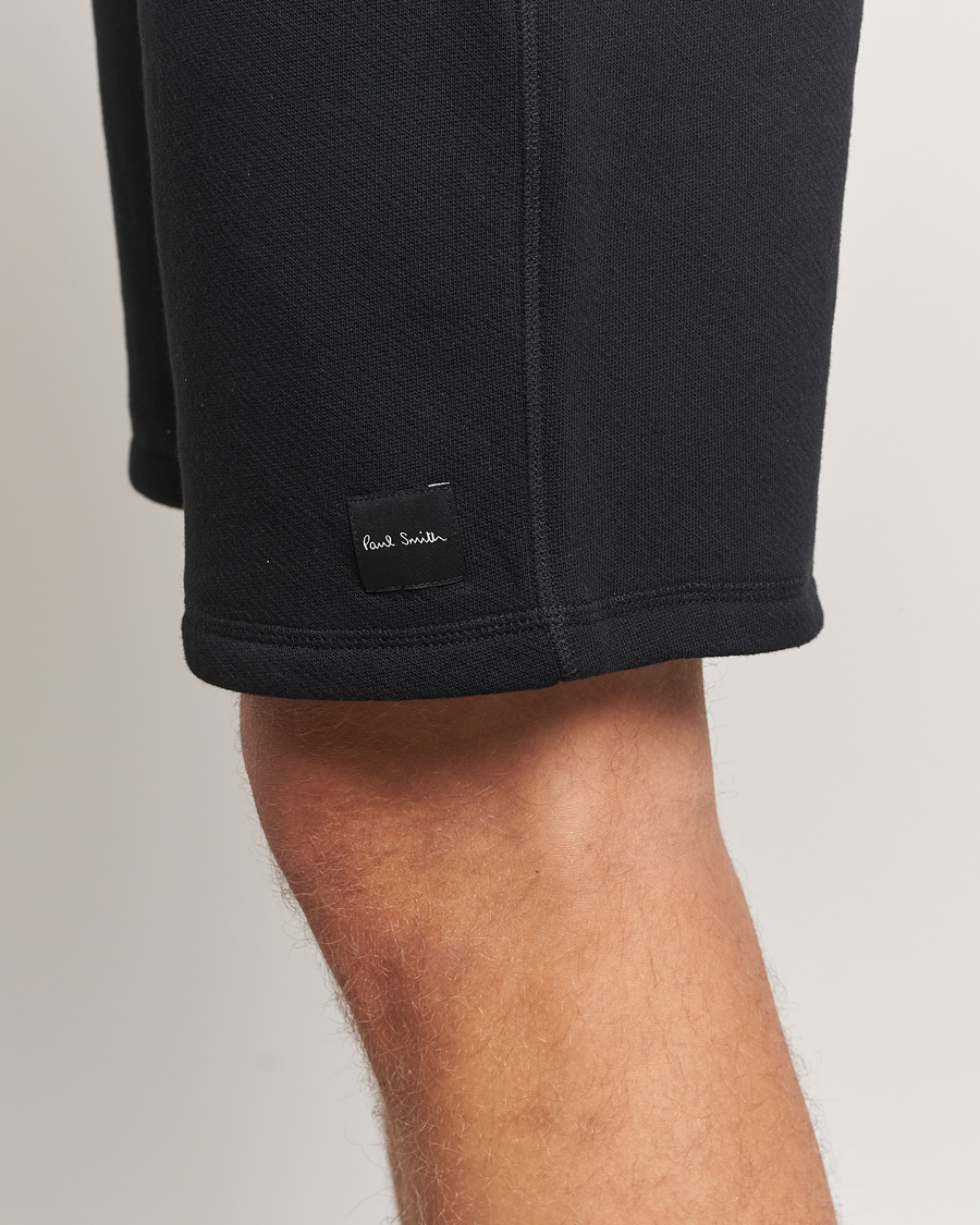 Men | Shorts | Paul Smith | Artist Rib Sweatshorts Black