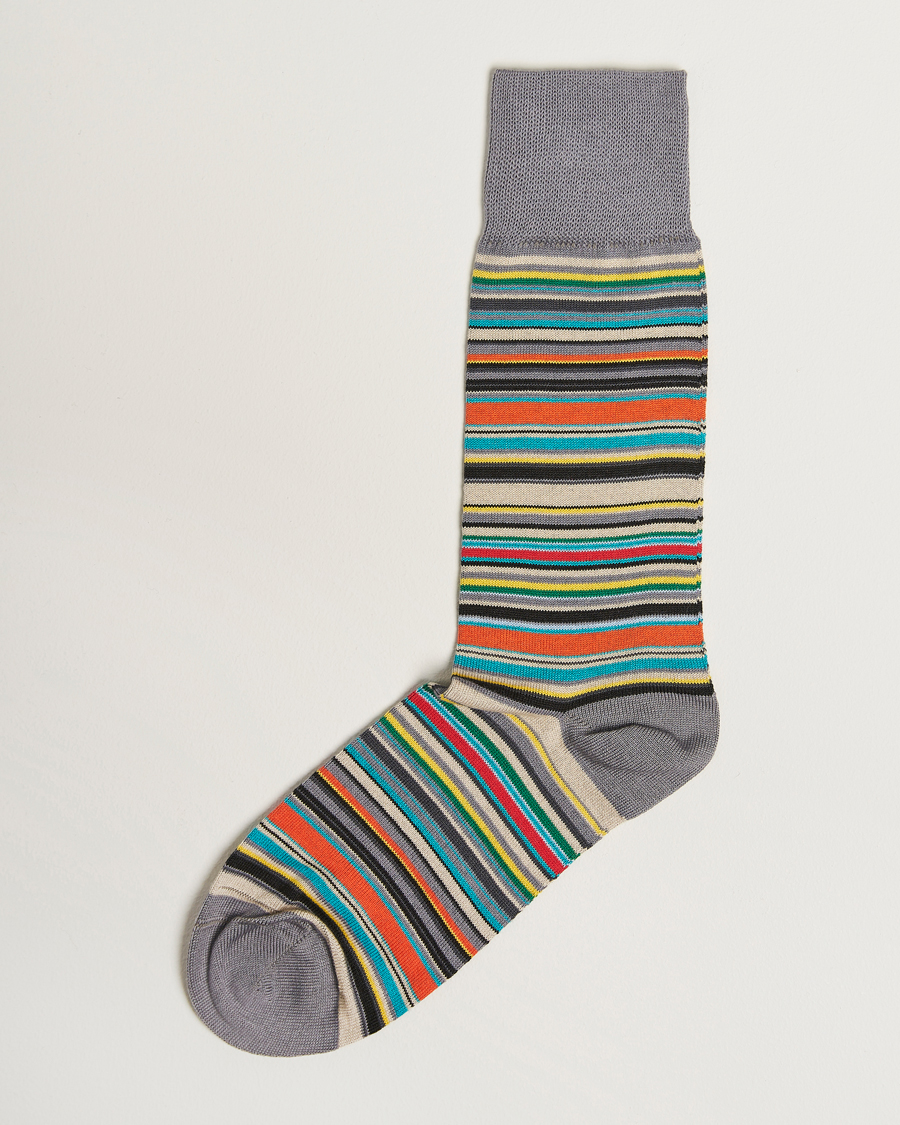 Men | Underwear & Socks | Paul Smith | Multistripe Socks Grey