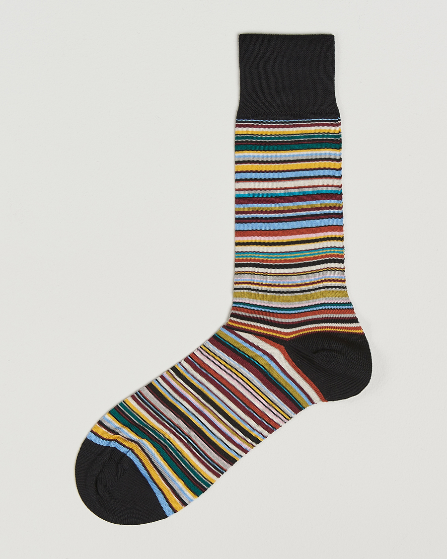 Men | Underwear & Socks | Paul Smith | Multistripe Socks Black