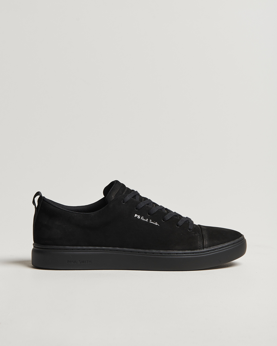 Men | Sneakers | PS Paul Smith | Lee Cap Toe Suede Sneaker Black