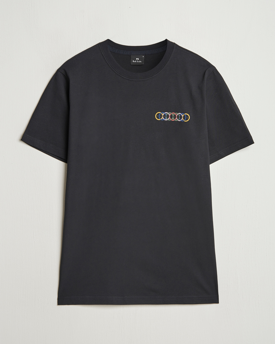 Men | T-Shirts | PS Paul Smith | Multi Circles Crew Neck T-Shirt Black