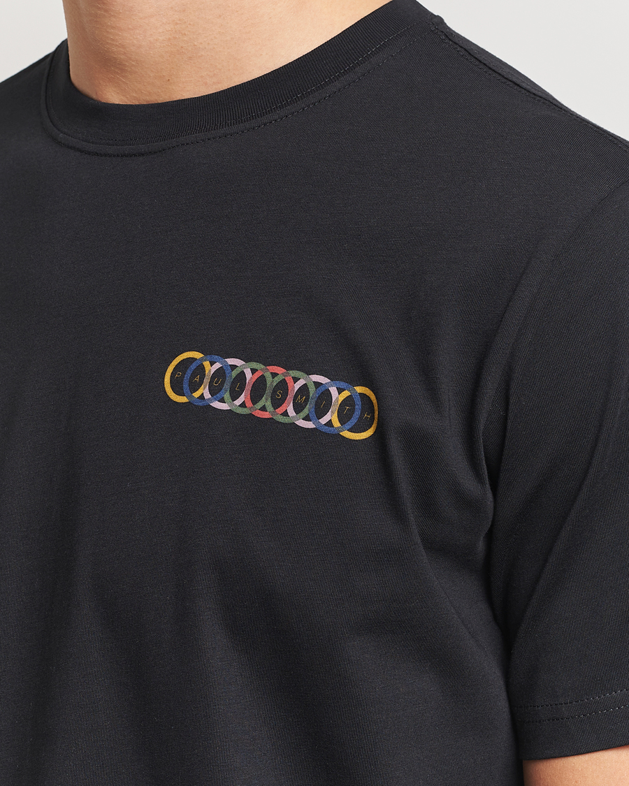 Men | T-Shirts | PS Paul Smith | Multi Circles Crew Neck T-Shirt Black