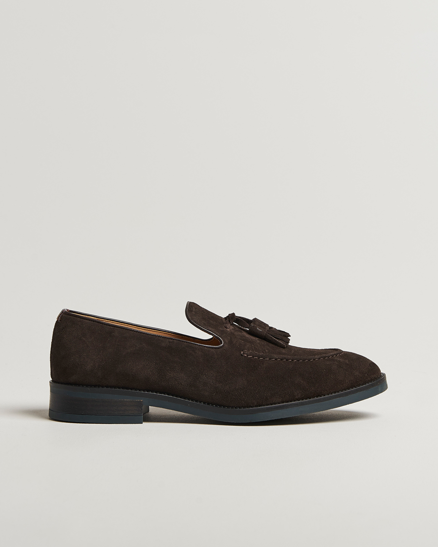 Men | Loafers | Paul Smith | Lawrence Suede Tassle Loafer Dark Brown