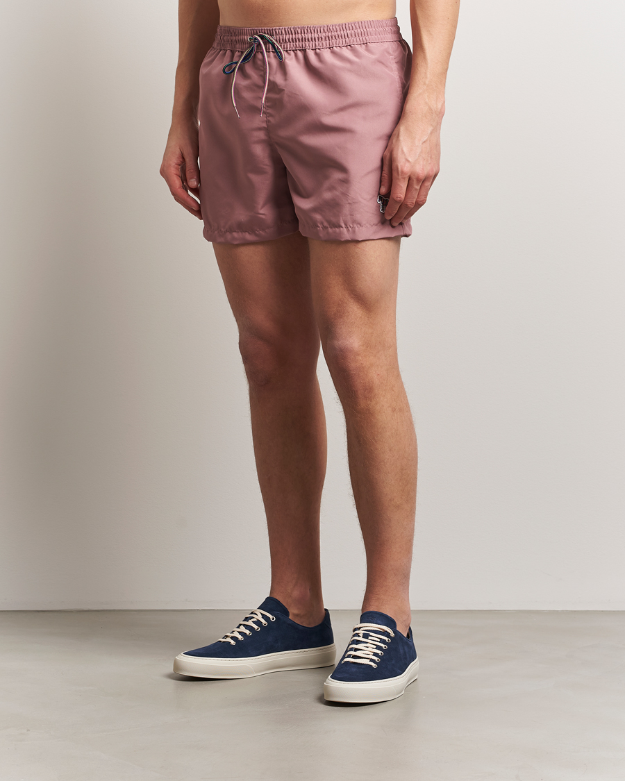 Men | Swimwear | Paul Smith | Zebra Swimshorts Dusty Red