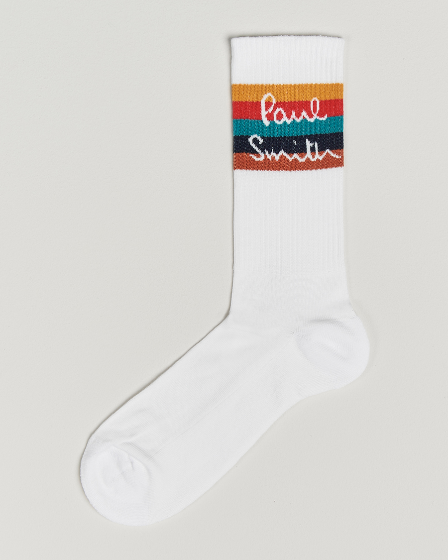 Men | Underwear & Socks | Paul Smith | Gurensey Sport Sock White