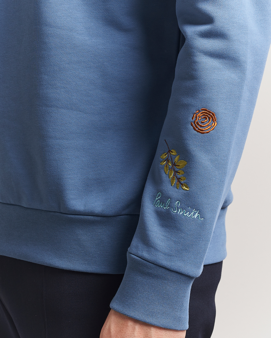 Men | Sweaters & Knitwear | Paul Smith | Embroidered Sweatshirt Blue