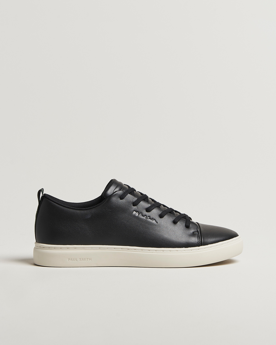 Men | Sneakers | PS Paul Smith | Lee Cap Toe Leather Sneaker Black