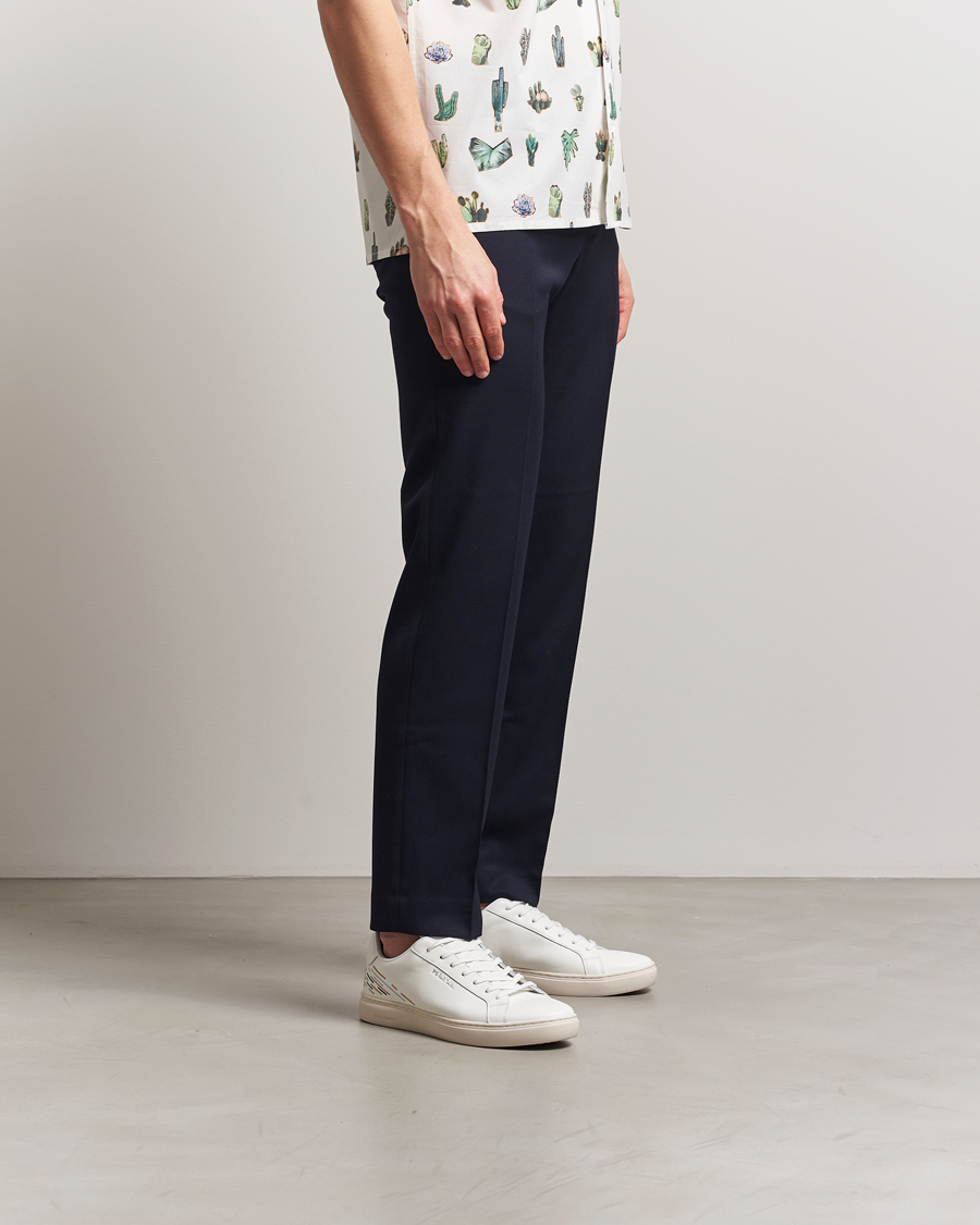 Men | Sneakers | PS Paul Smith | Rex Embroidered Leather Sneaker White