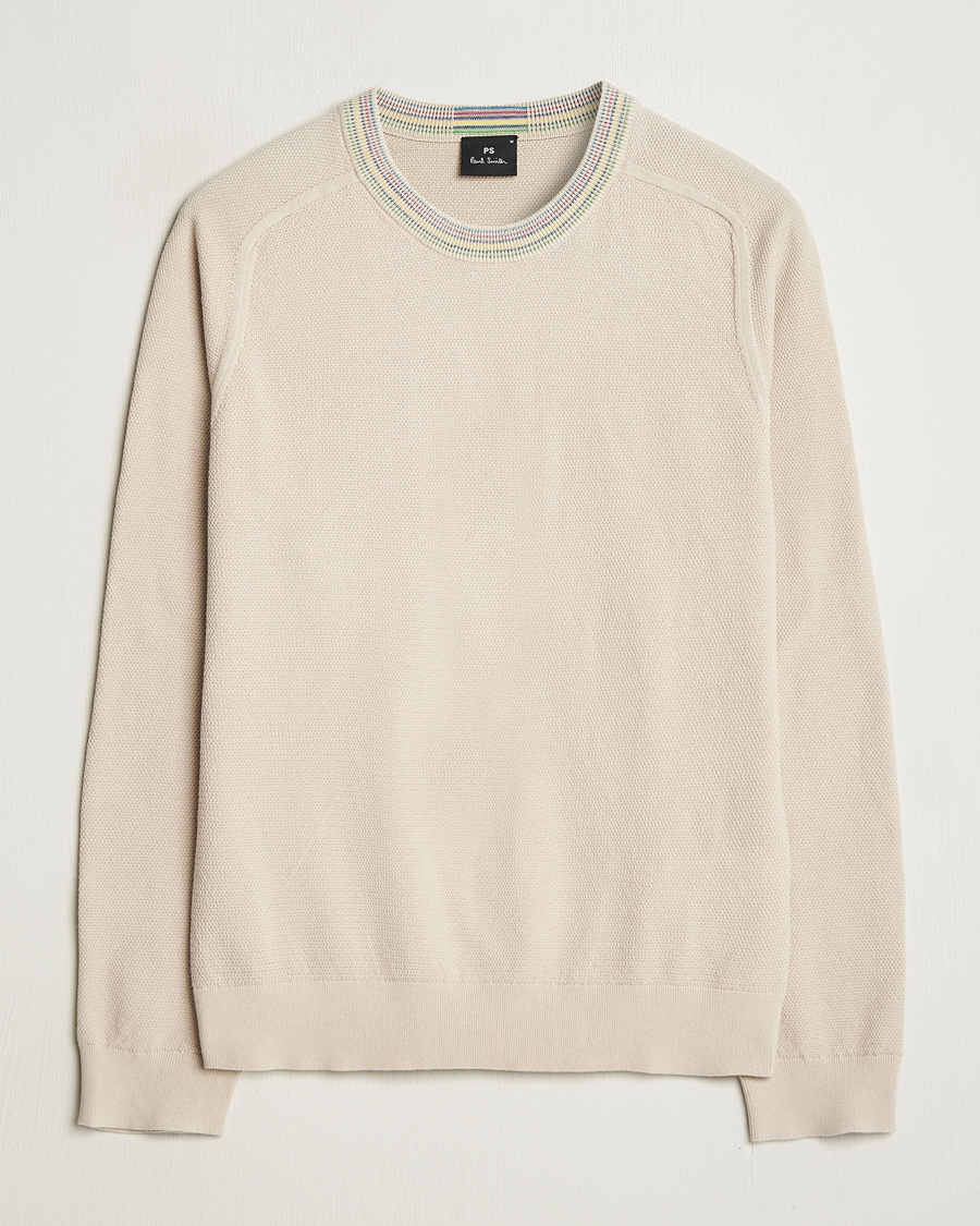 Men | Sweaters & Knitwear | PS Paul Smith | Cotton Knitted Sweater Off White