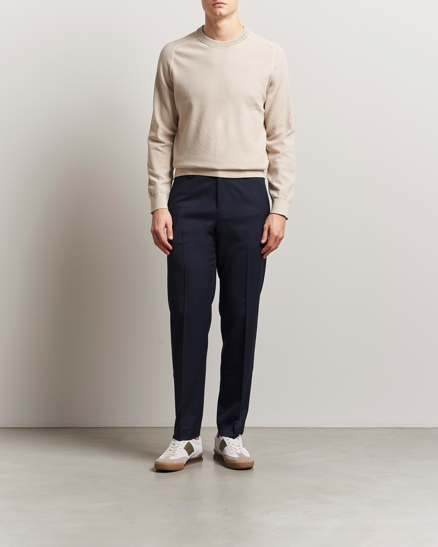 Men | Sweaters & Knitwear | PS Paul Smith | Cotton Knitted Sweater Off White