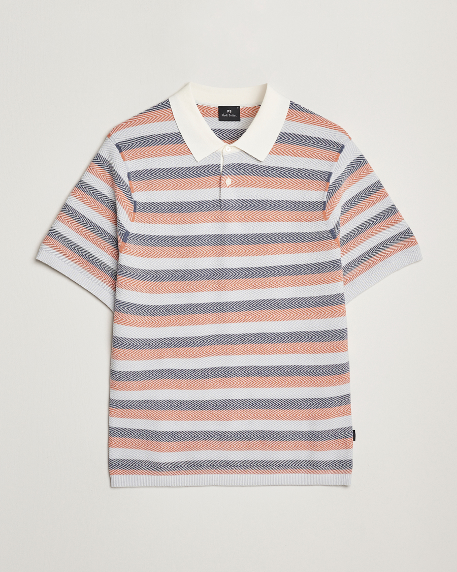 Men | Polo Shirts | PS Paul Smith | Striped Knitted Polo Multi