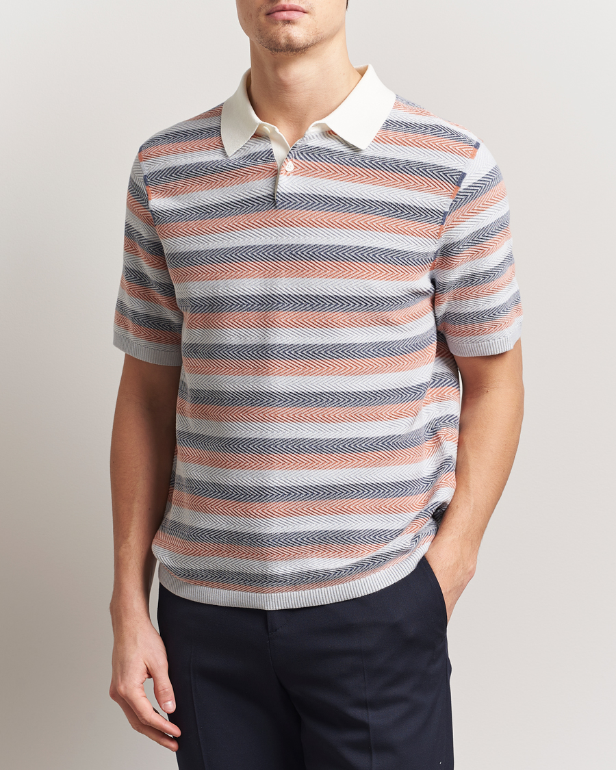 Men | Polo Shirts | PS Paul Smith | Striped Knitted Polo Multi
