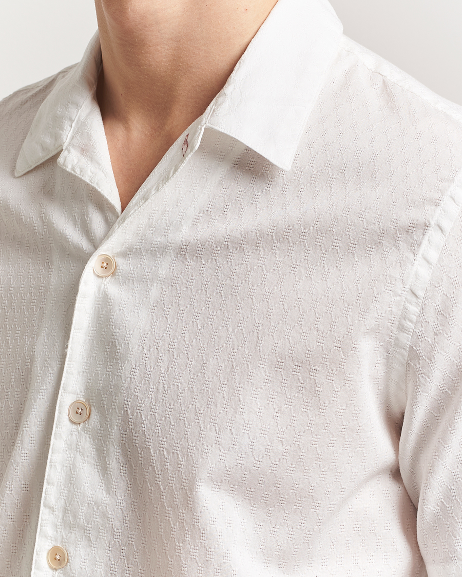 Men | Shirts | PS Paul Smith | Structured Short Sleeve Shirt White