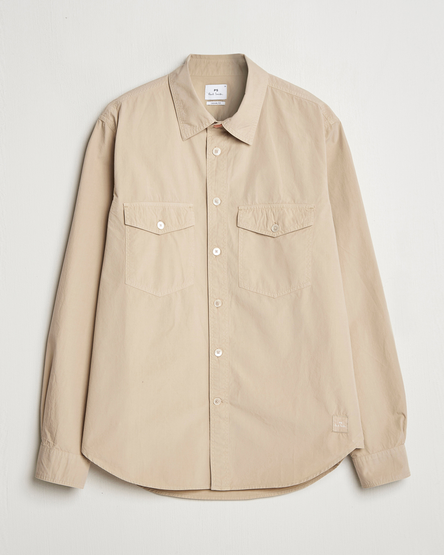 Men | Shirts | PS Paul Smith | Casual Fit Overshirt Beige