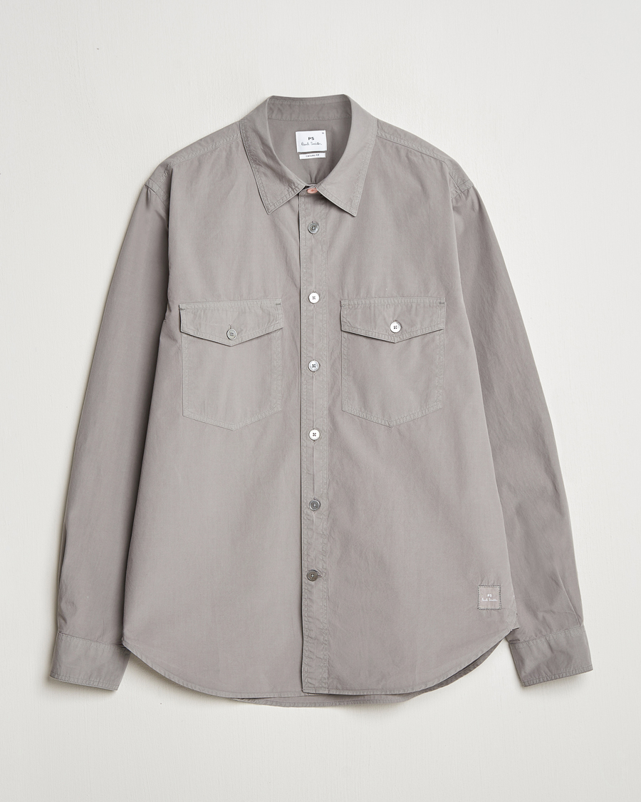Men | Shirts | PS Paul Smith | Casual Fit Overshirt Grey