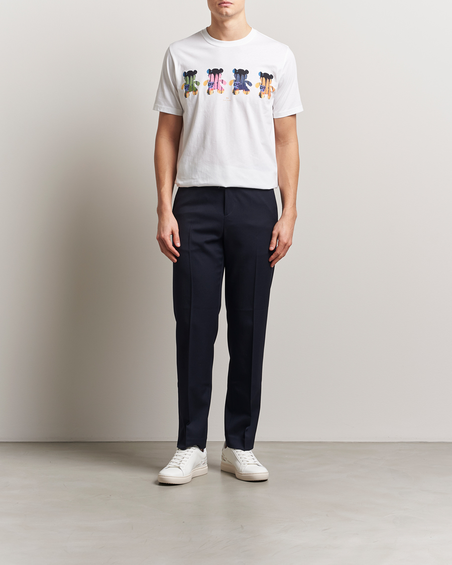 Men | T-Shirts | PS Paul Smith | Teddy Printed T-Shirt White