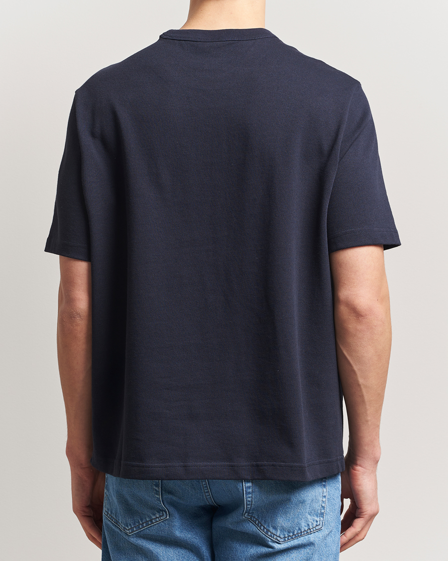 Men | T-Shirts | PS Paul Smith | Stripe Printed T-Shirt Navy