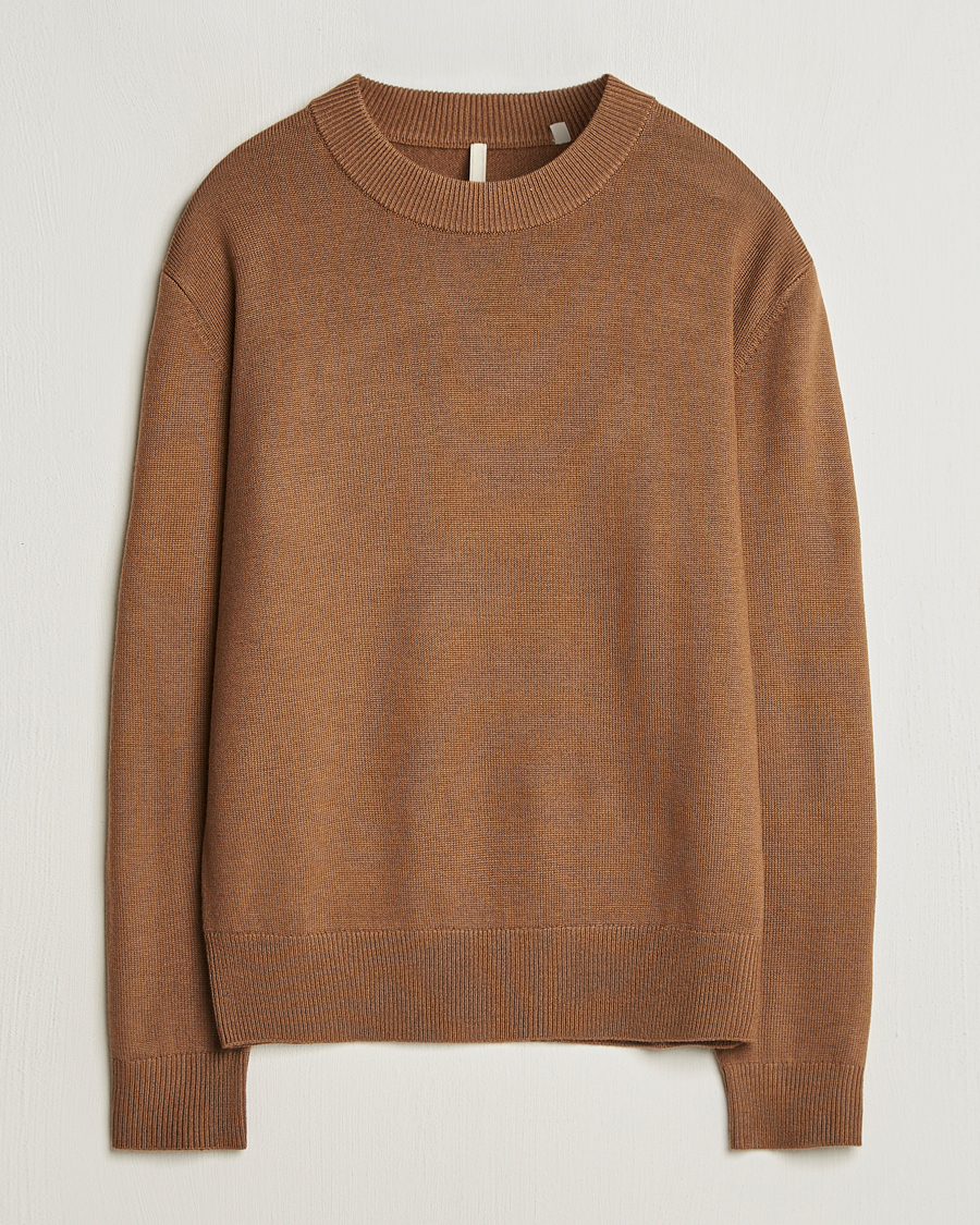 Men | Sweaters & Knitwear | Sunflower | Moon Merino Sweater Camel