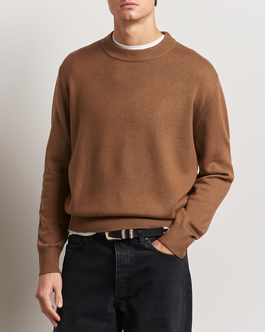 Men | Sweaters & Knitwear | Sunflower | Moon Merino Sweater Camel