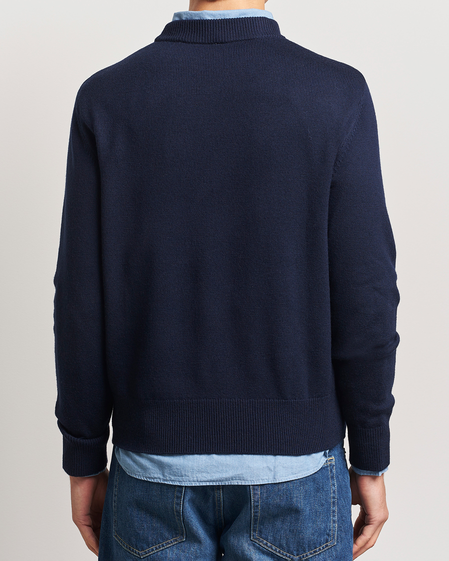Men | Sweaters & Knitwear | Sunflower | Moon Merino Sweater Navy