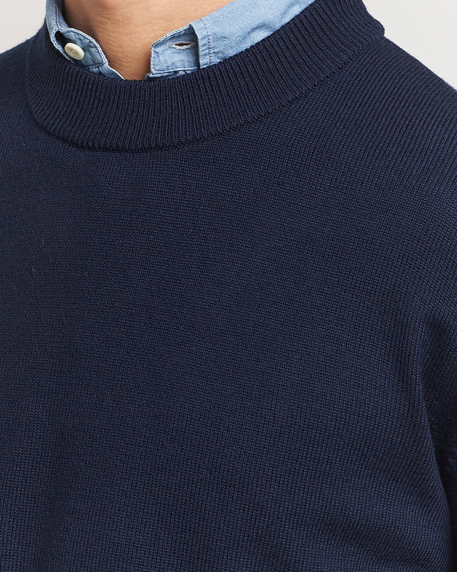 Men | Sweaters & Knitwear | Sunflower | Moon Merino Sweater Navy