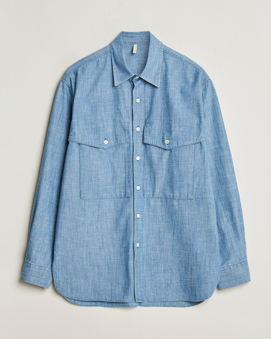 Men | Shirts | Sunflower | Note Shirt Mid Blue