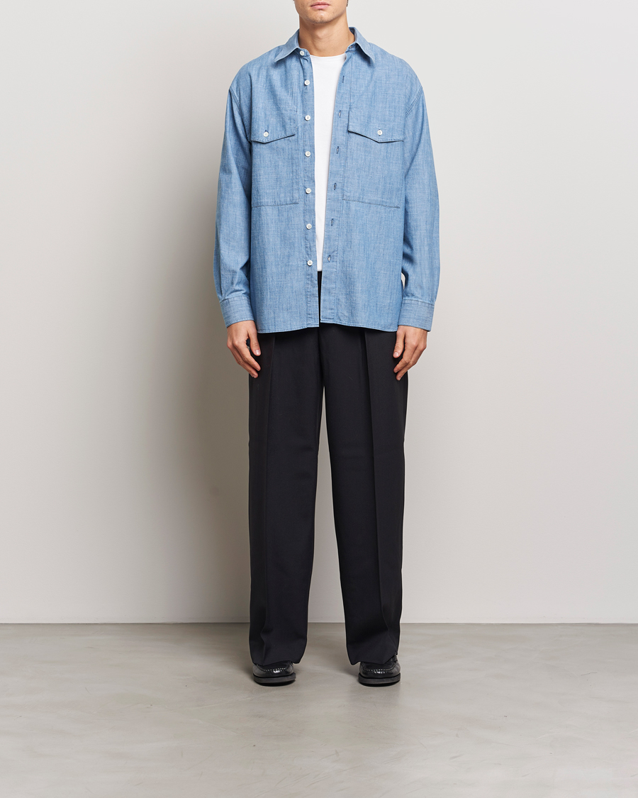Men | Shirts | Sunflower | Note Shirt Mid Blue