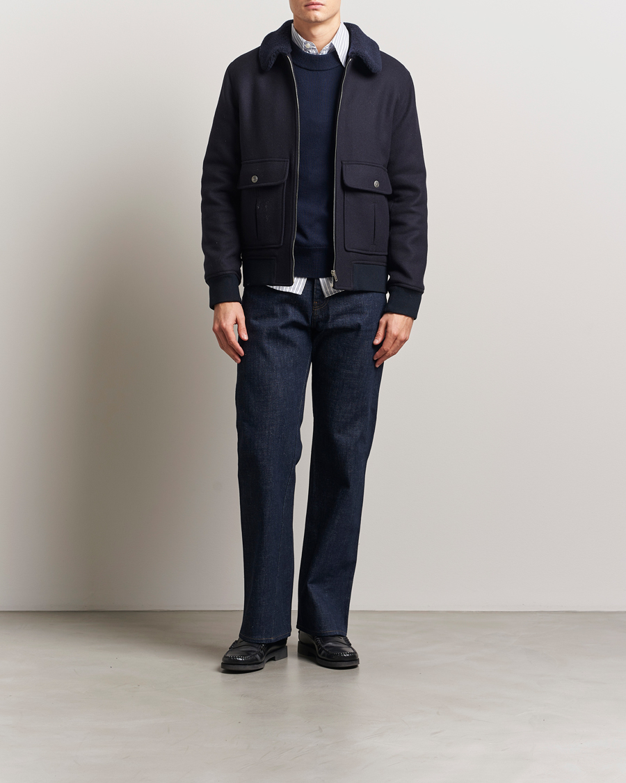 Men | Jeans | Sunflower | Straight Twist Jeans Simple Rinse Blue