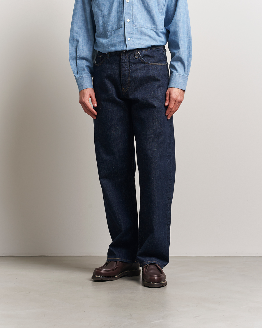 Men | Shirts | Sunflower | Loose Jeans Simple Rinse Blue