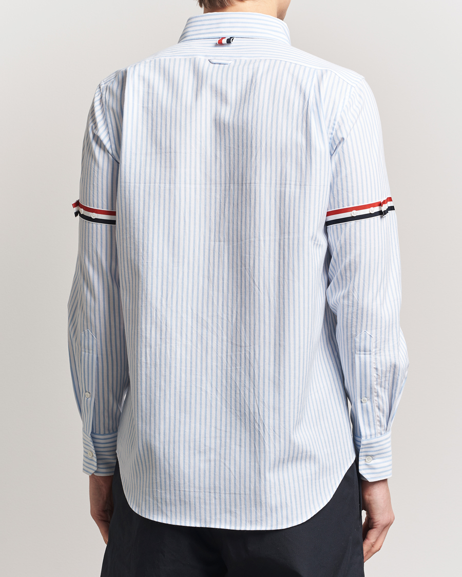 Men | Shirts | Thom Browne | Uniform Stripe Cotton Shirt Light Blue