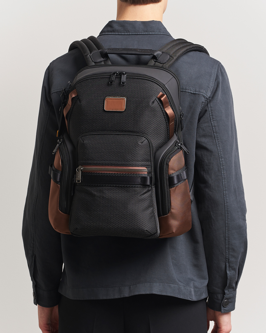 Men | Bags | TUMI | Alpha Bravo Navigation Backpack Black Onyx