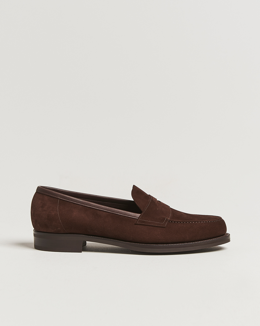 Men | Loafers | Edward Green | Pimlico Suede Loafers Mink