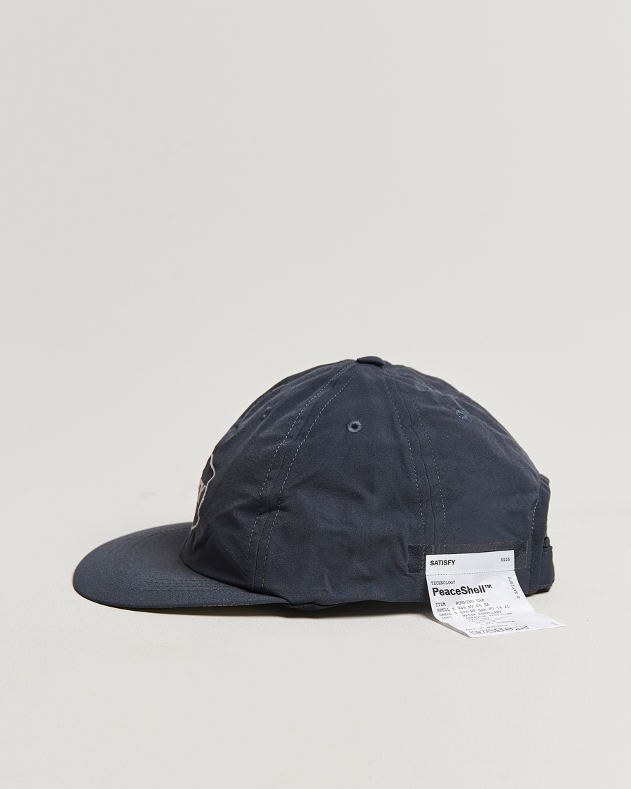 Men | Satisfy PeaceShell Running Cap Charcoal | Satisfy | PeaceShell Running Cap Charcoal