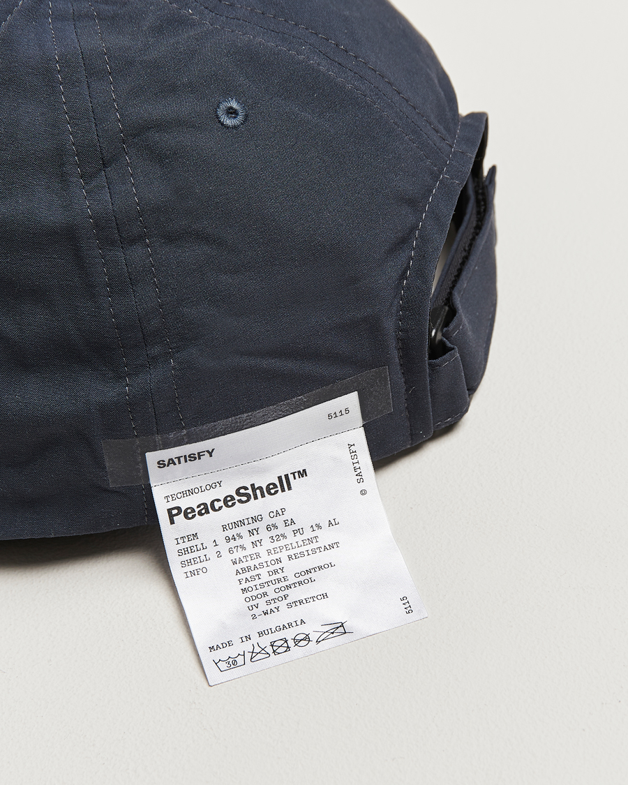 Men | Satisfy PeaceShell Running Cap Charcoal | Satisfy | PeaceShell Running Cap Charcoal