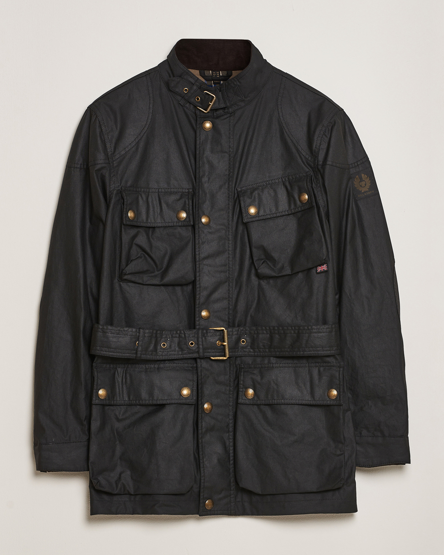Men | Coats & Jackets | Belstaff | Trailmaster Wax Jacket Black