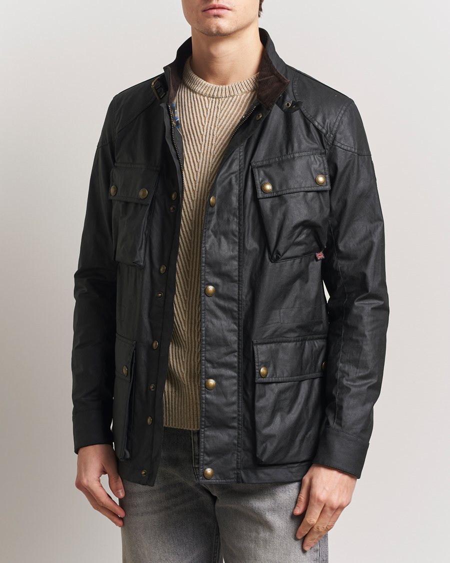 Men | Coats & Jackets | Belstaff | Fieldmaster Wax Jacket Black