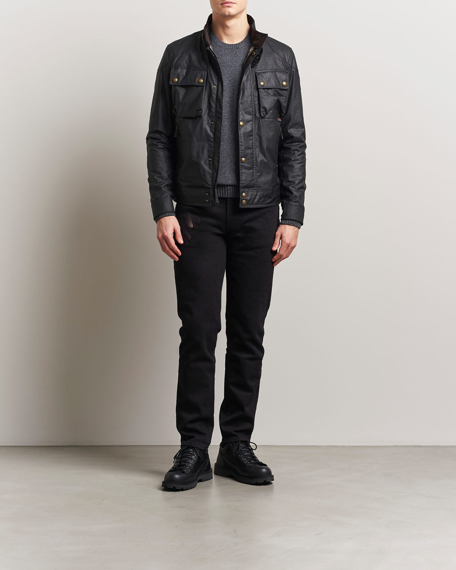 Men | Coats & Jackets | Belstaff | Racemaster Waxed Jacket Black