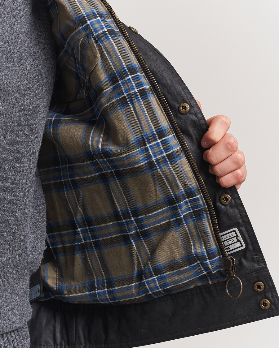 Men | Coats & Jackets | Belstaff | Racemaster Waxed Jacket Black
