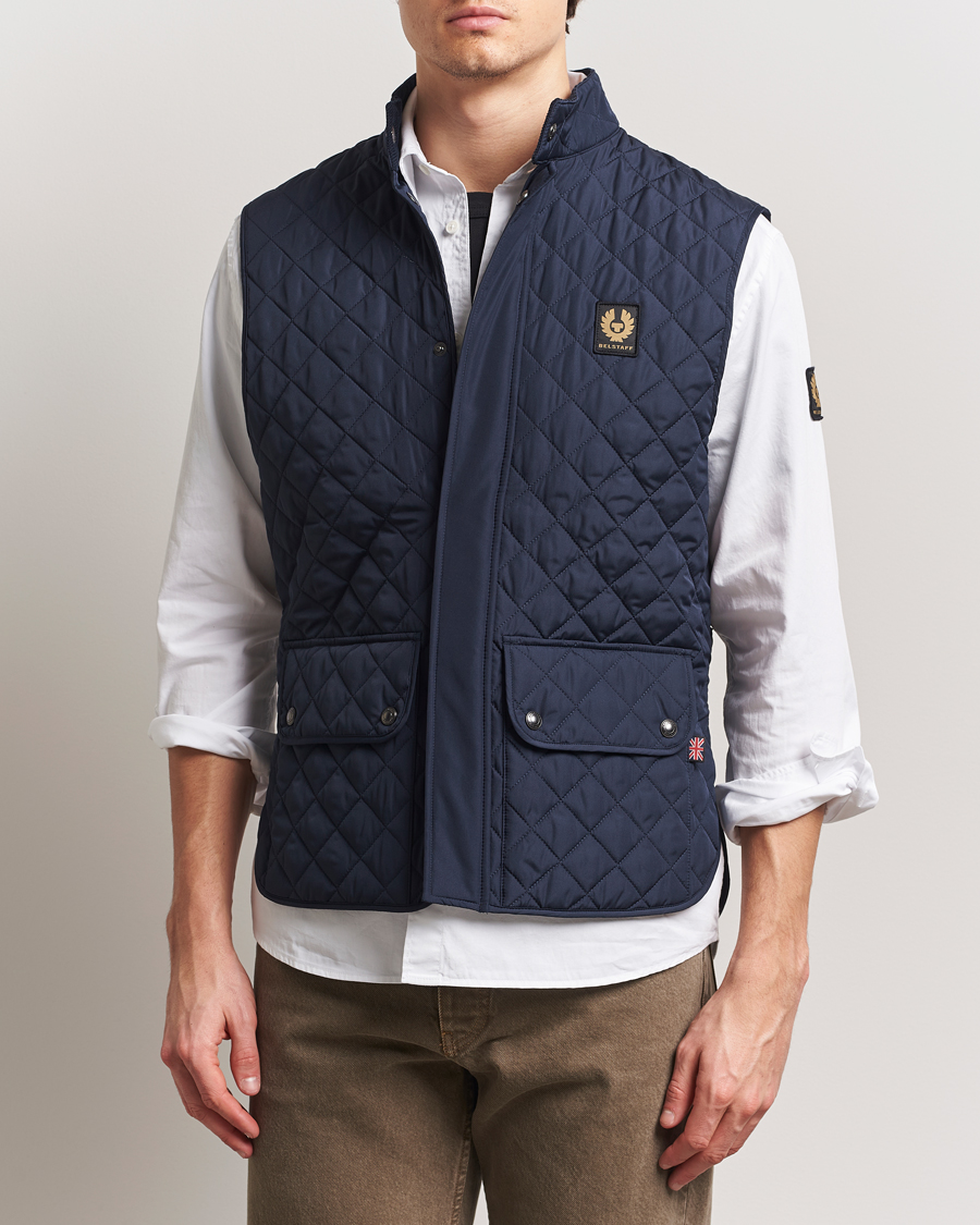Men | Gilets | Belstaff | Icon Gilet Dark Ink