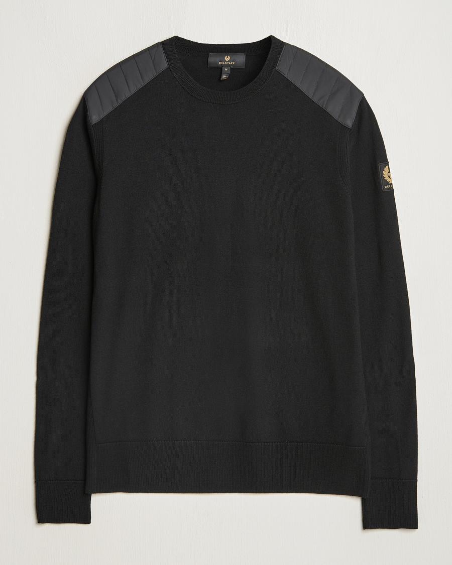 Men | Sweaters & Knitwear | Belstaff | Kerrigan Crewneck Jumper Black