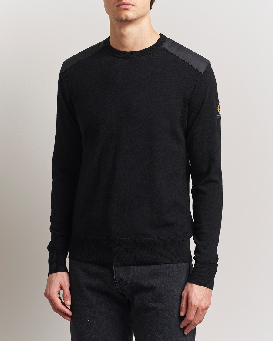 Men | Sweaters & Knitwear | Belstaff | Kerrigan Crewneck Jumper Black