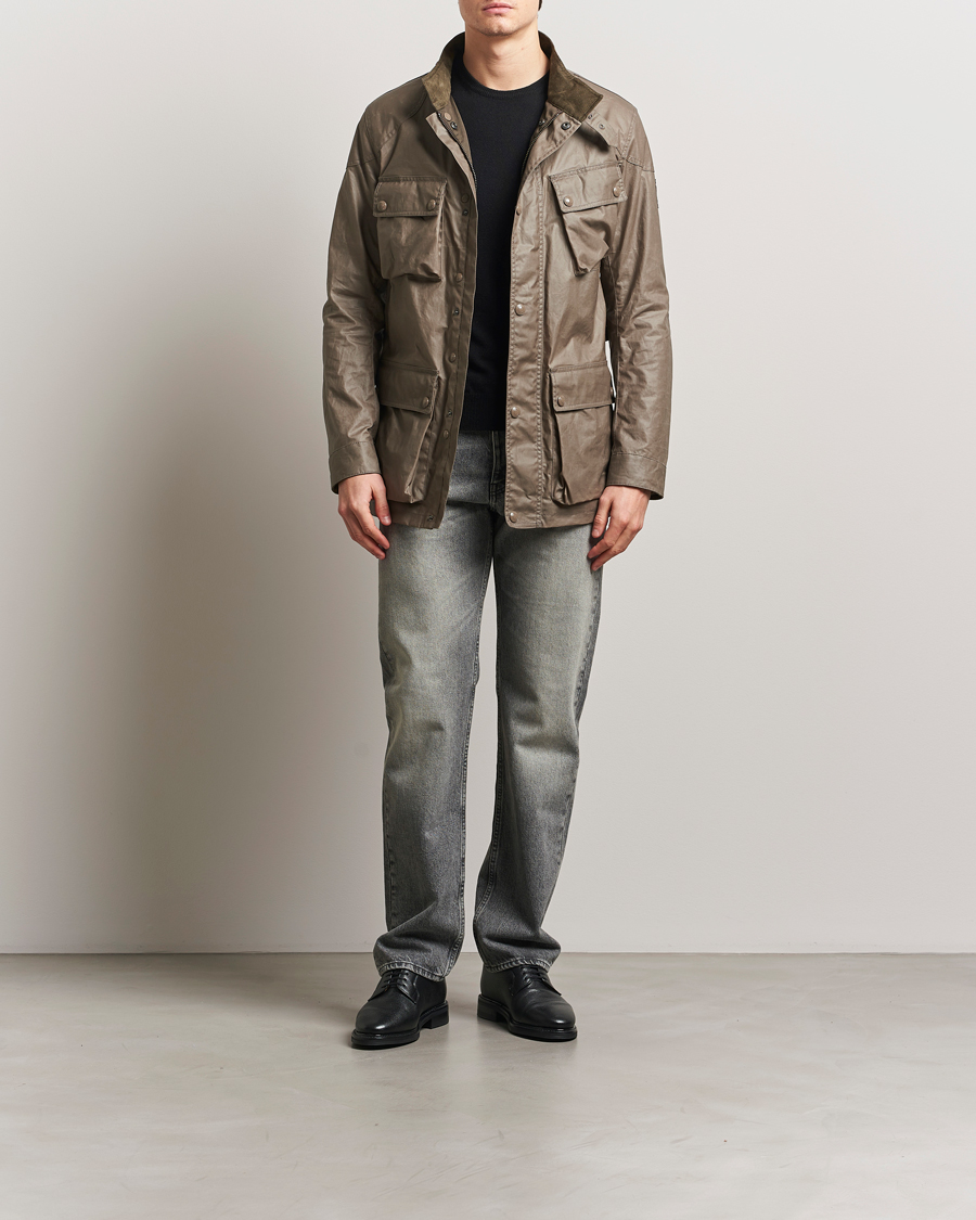 Men | Coats & Jackets | Belstaff | Trailmaster Waxed Jacket Dark Pumice