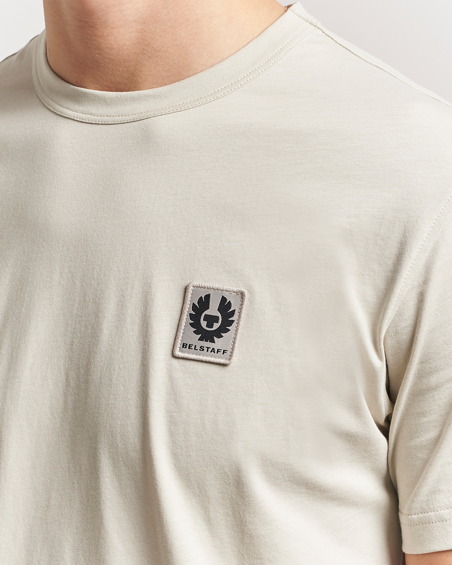 Men | T-Shirts | Belstaff | Cotton Logo T-Shirt Stone Beige