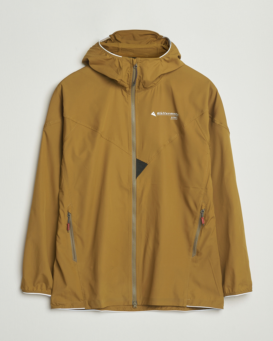 Men | Coats & Jackets | Klättermusen | Eitre Zip Hood Windbreaker Jacket Juniper Green