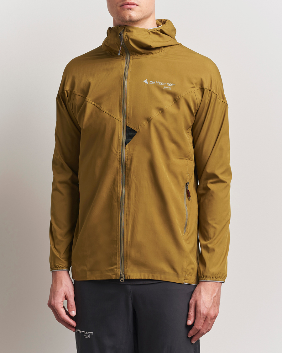 Men | Coats & Jackets | Klättermusen | Eitre Zip Hood Windbreaker Jacket Juniper Green