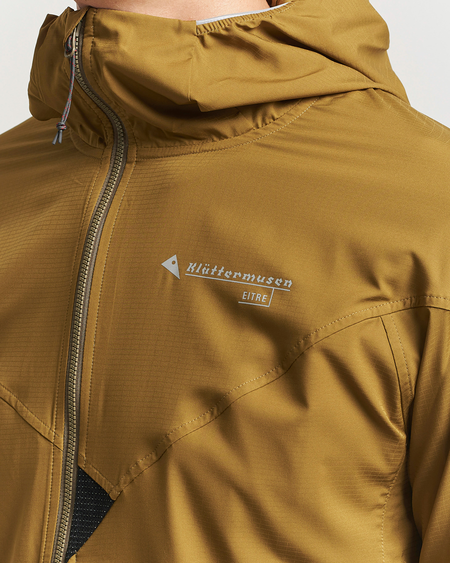 Men | Coats & Jackets | Klättermusen | Eitre Zip Hood Windbreaker Jacket Juniper Green