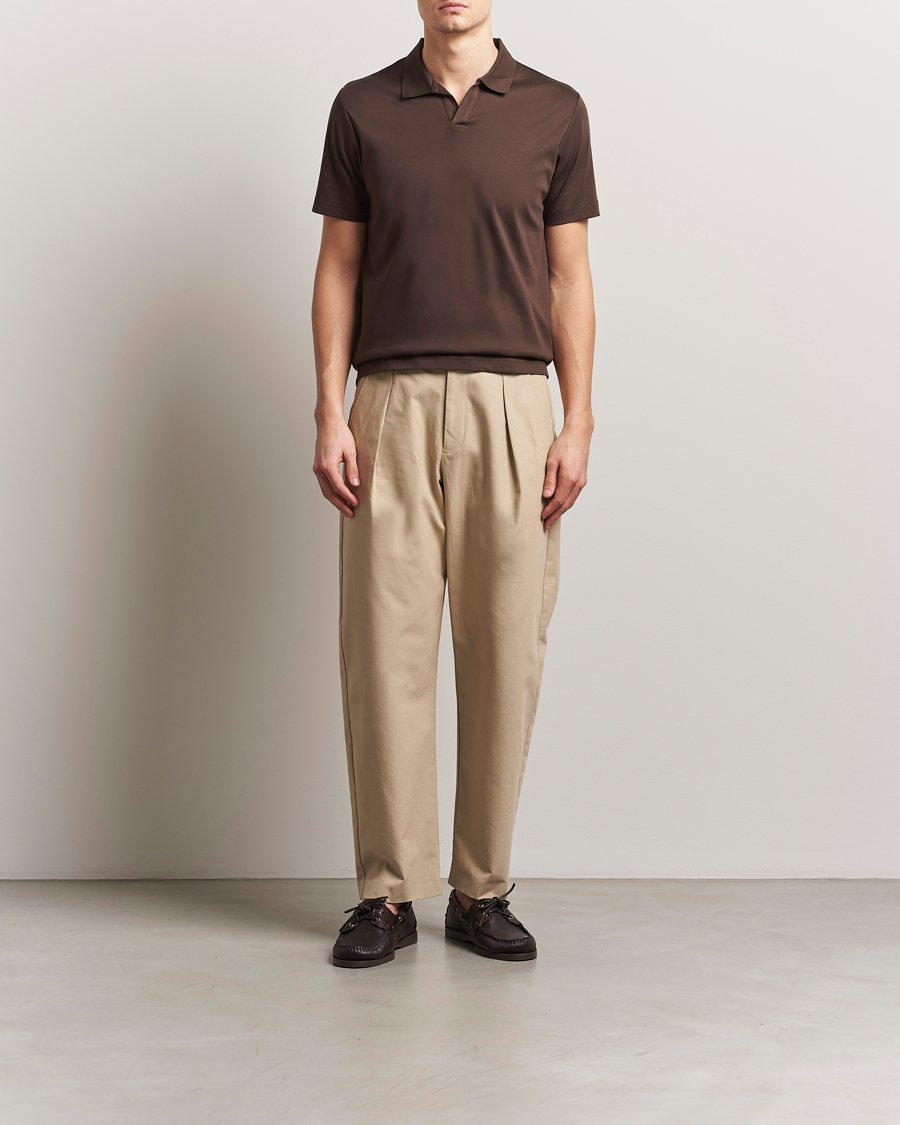 Men | Polo Shirts | NN07 | Paul Polo Demitasse Brown