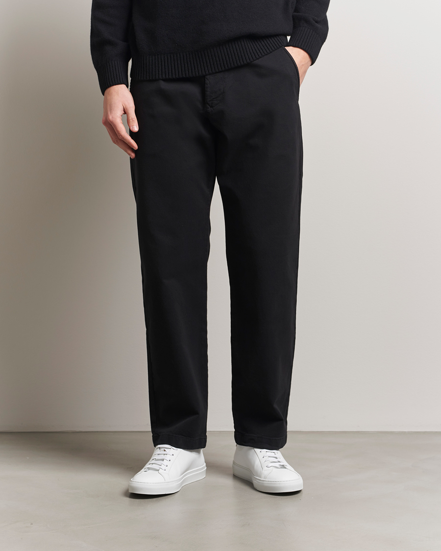 Men | Trousers | NN07 | Aden Regular Fit Chinos Black